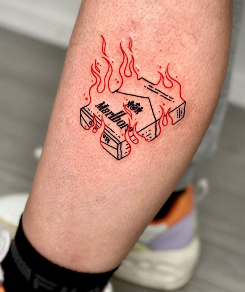 30 Unique Marlboro Tattoos You Will Love