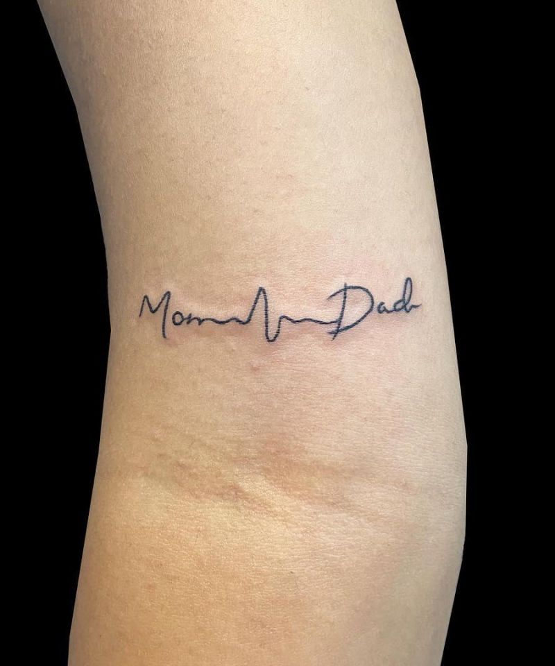 30 Great Mom Dad Tattoos For Your Inspiration