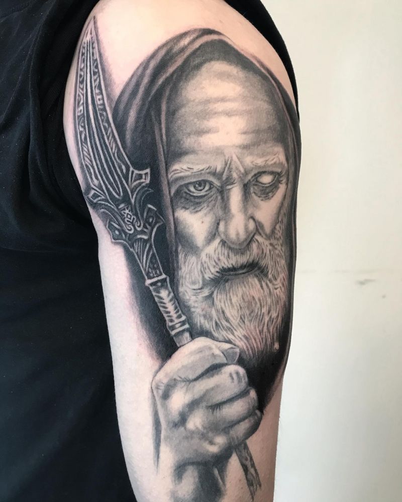 30 Awesome Odin Tattoos You Must Love