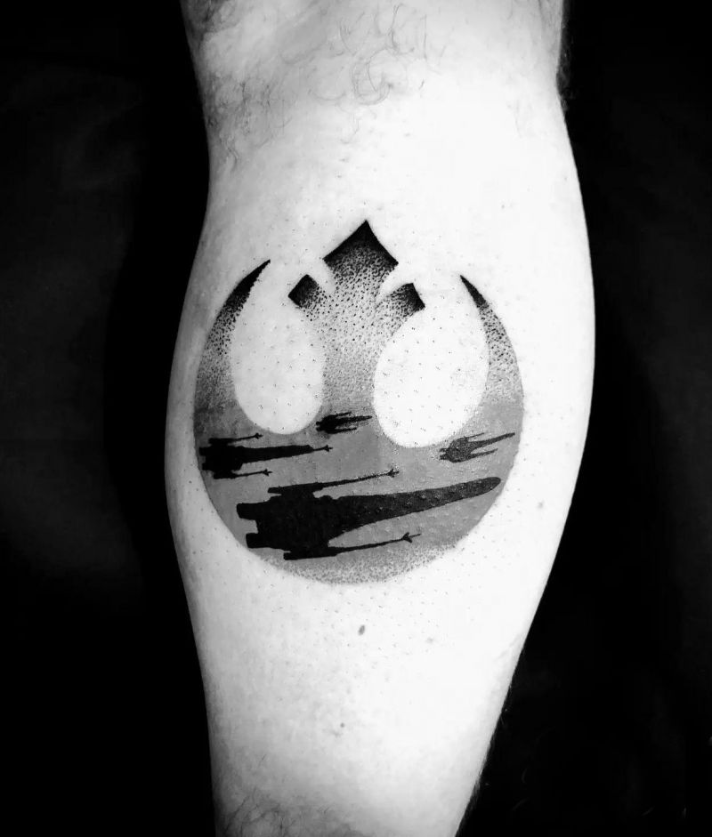 30 Unique Rebel Alliance Tattoos You Can Copy