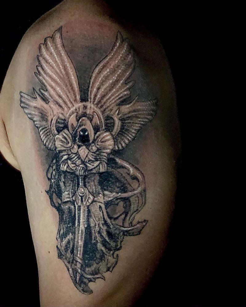 30 Awesome Warrior Angel Tattoos You Can Copy