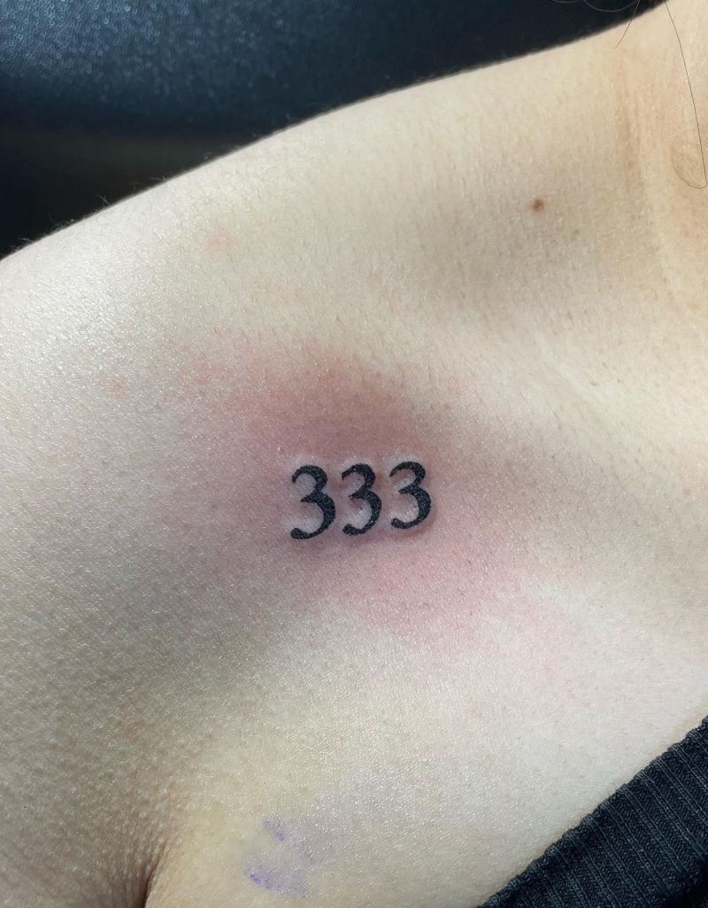 30 Unique 333 Tattoos You Can Copy