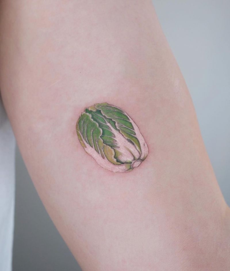 30 Unique Cabbage Tattoos You Can Copy