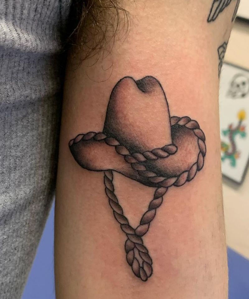 30 Unique Cowboy Hat Tattoos You Will Love