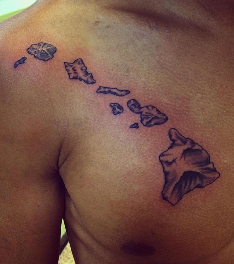 30 Awesome Hawaiian Islands Tattoos You Must Love