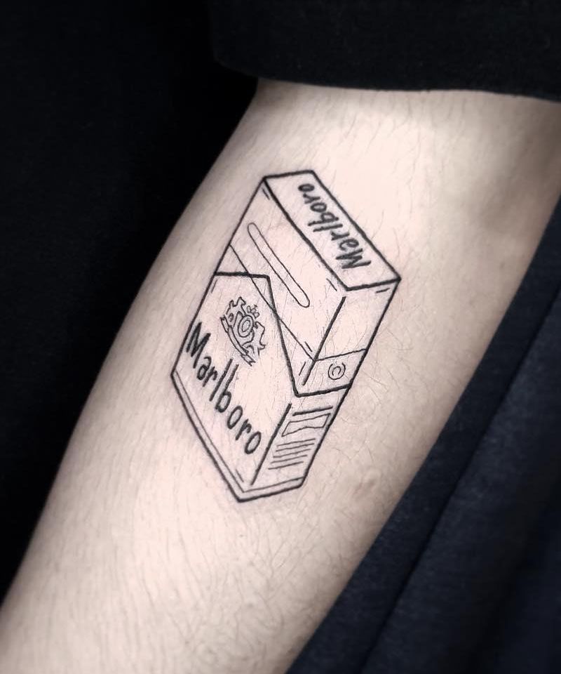 30 Unique Marlboro Tattoos You Will Love