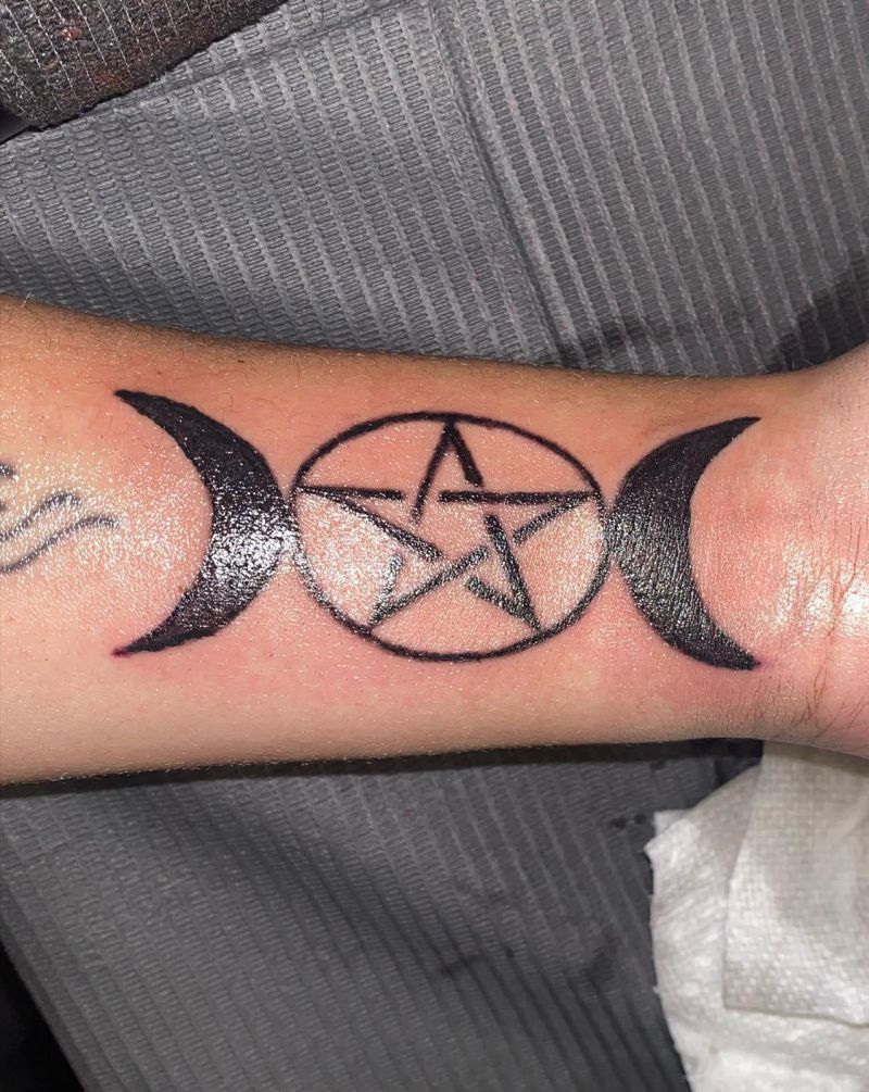 30 Awesome Triple Goddess Tattoos to Inspire You