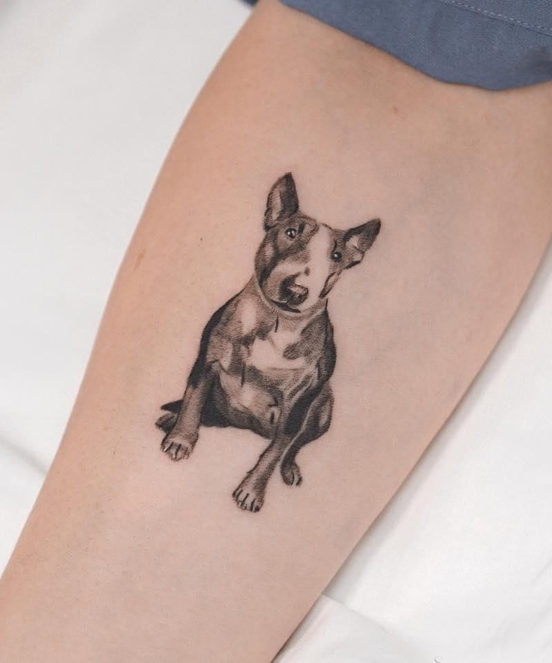 30 Unique Bull Terrier Tattoos You Must Love