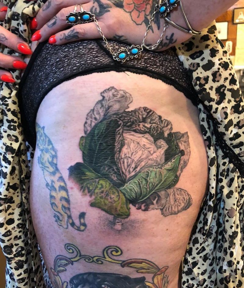 30 Unique Cabbage Tattoos You Can Copy