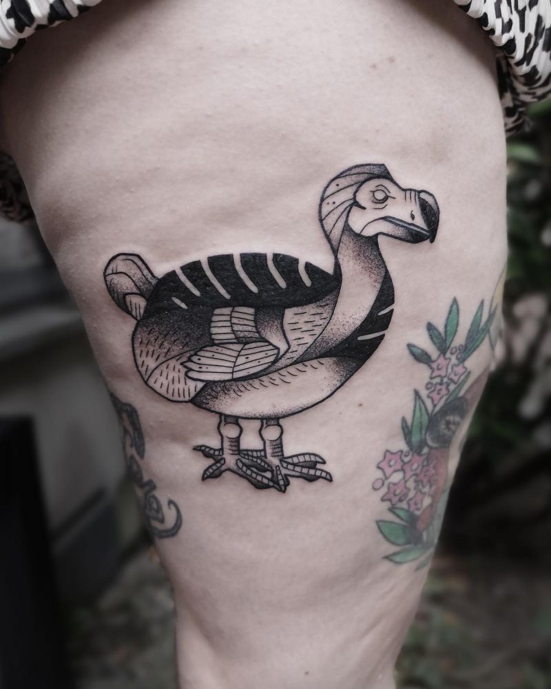 30 Awesome Dodo Tattoos You Will Love