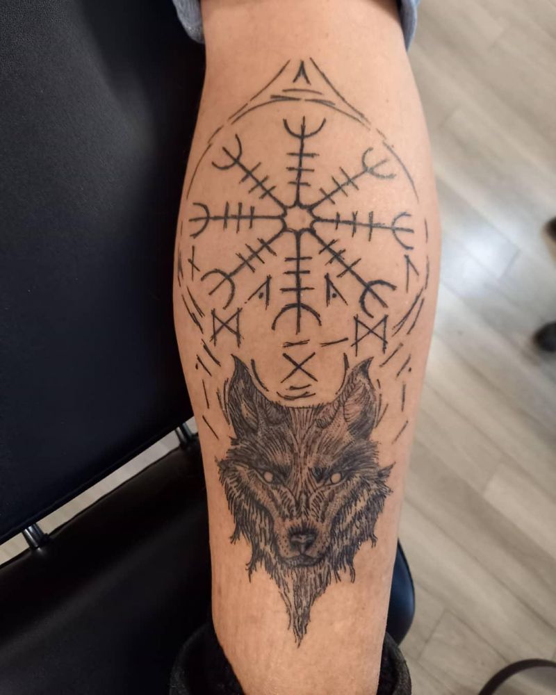 30 Awesome Fenrir Tattoos You Must Love