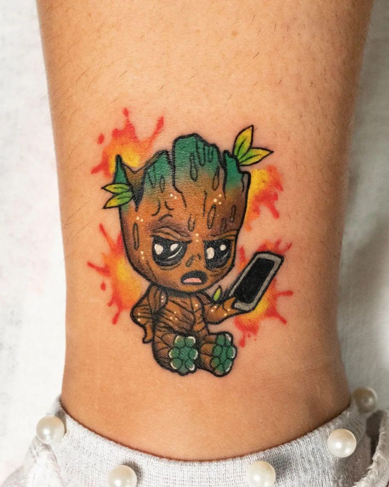 30 Awesome Groot Tattoos You Can Copy