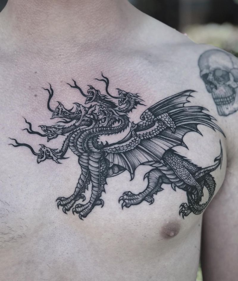 30 Awesome Hydra Tattoos You Can Copy