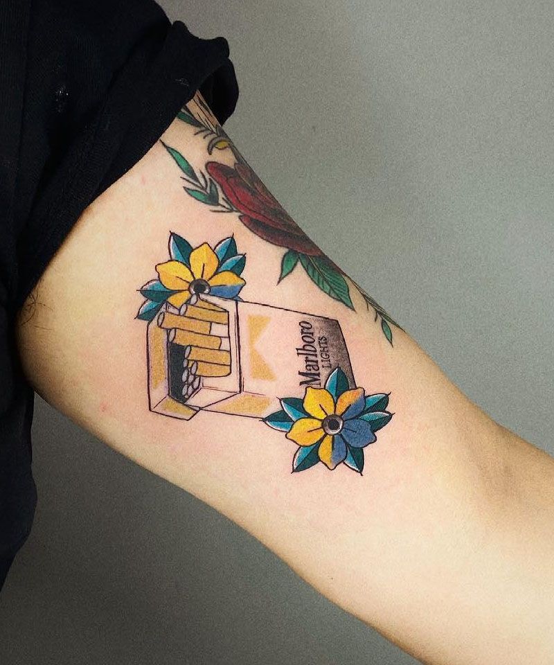 30 Unique Marlboro Tattoos You Will Love