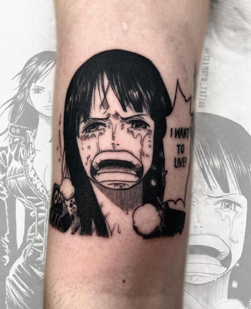 30 Pretty Nico Robin Tattoos You Must Love