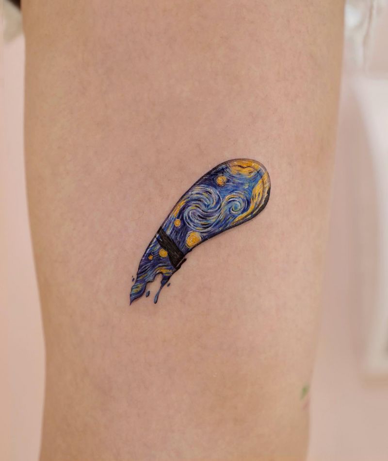 30 Awesome Starry Night Tattoos to Inspire You