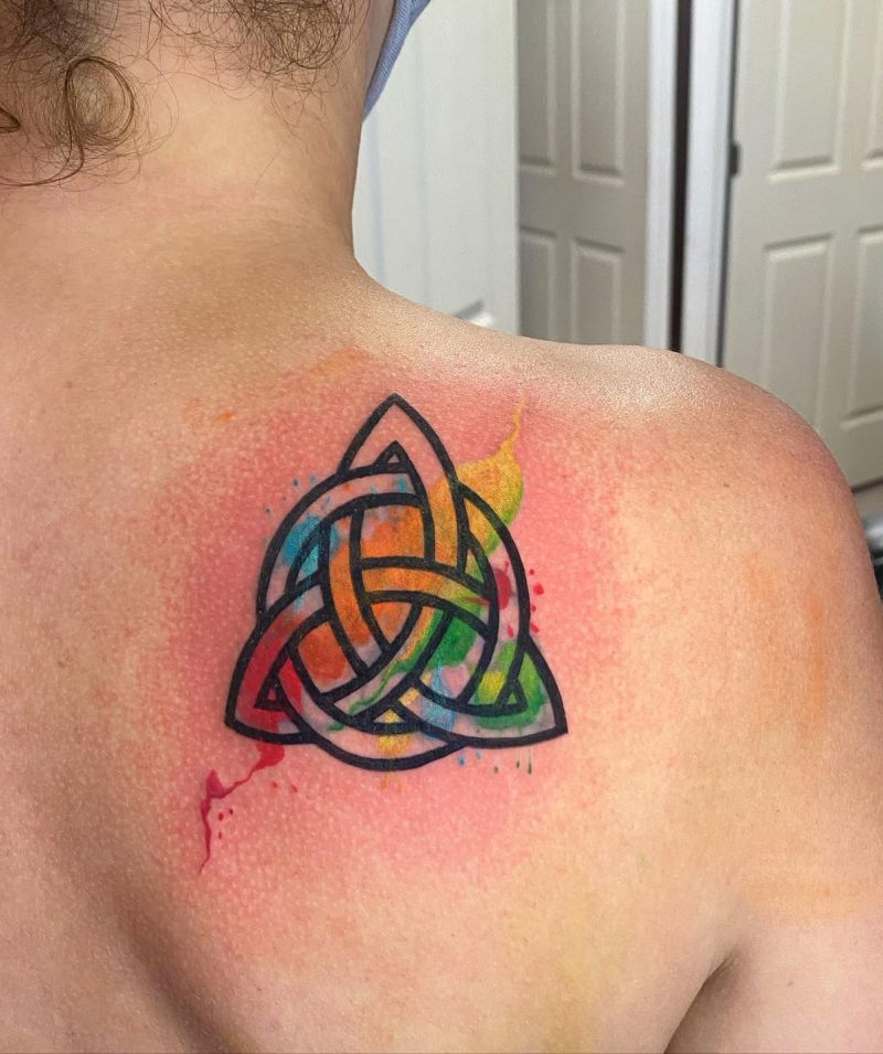 30 Awesome Trinity Knot Tattoos You Will Love