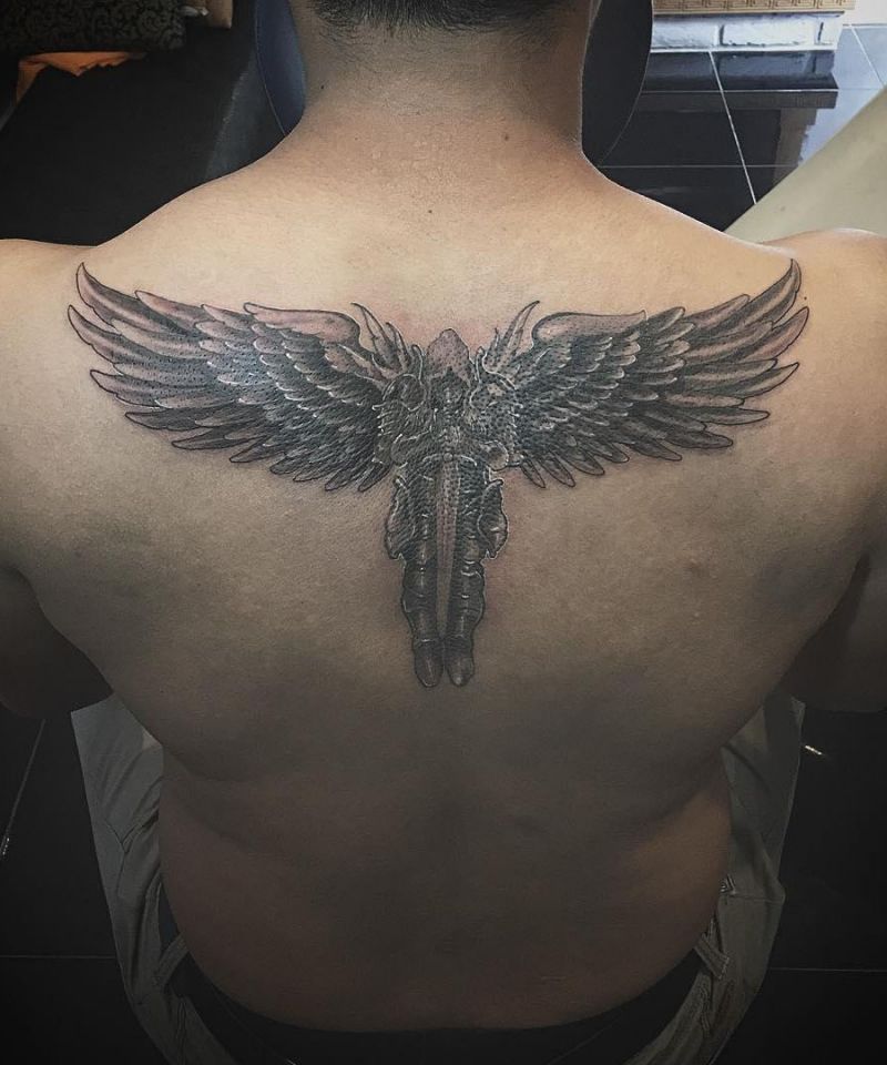 30 Awesome Warrior Angel Tattoos You Can Copy