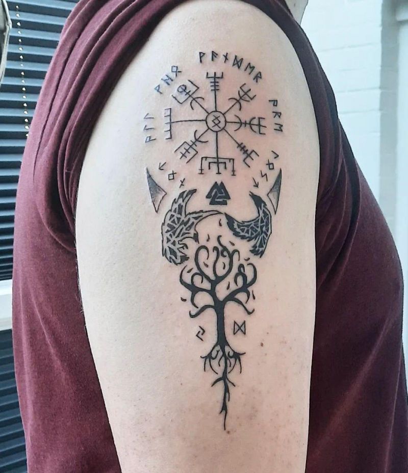 30 Awesome Yggdrasil Tattoos You Will Love