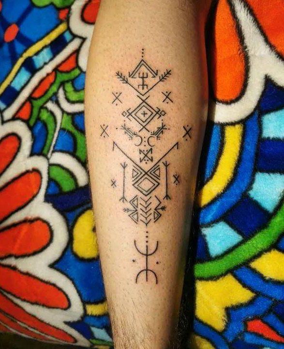 30 Unique Amazigh Tattoos to Inspire You