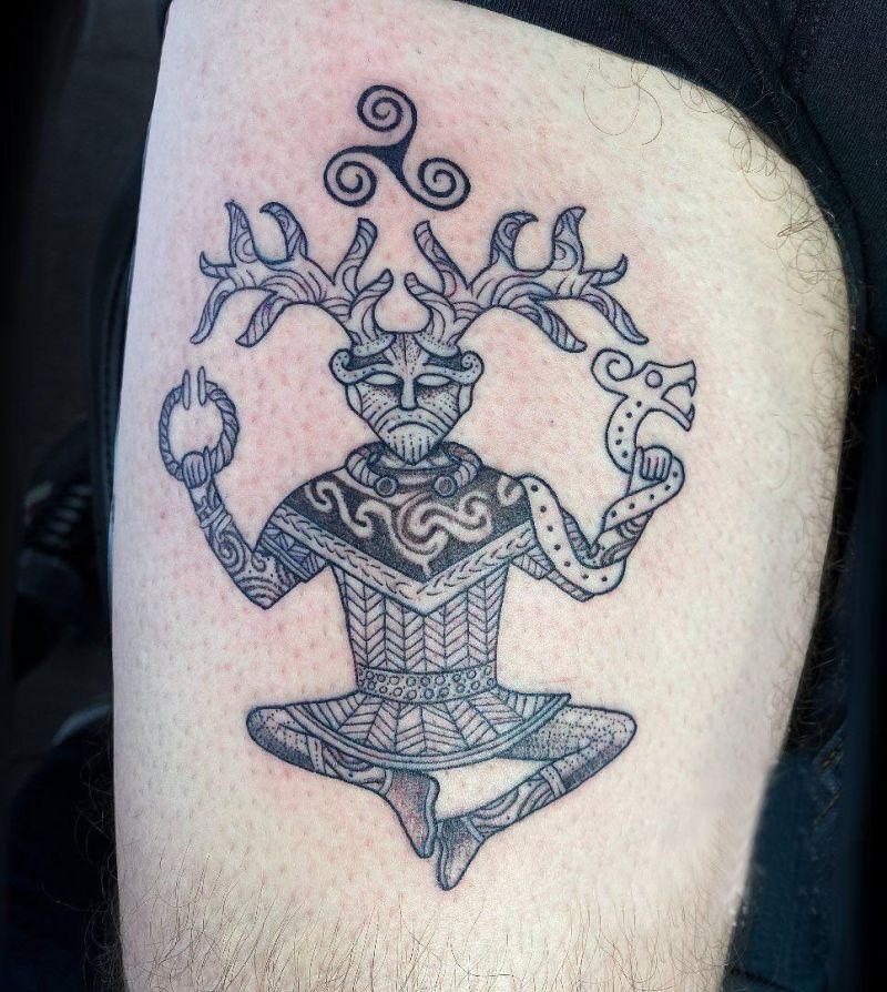 30 Awesome Cernunnos Tattoos You Must Try