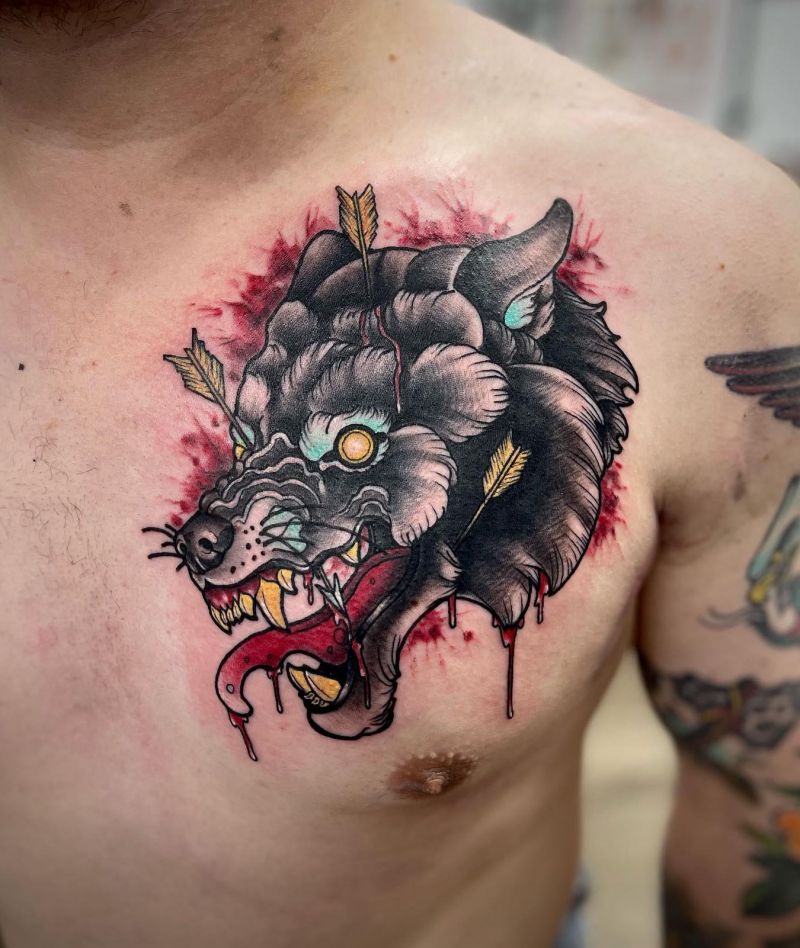 30 Awesome Fenrir Tattoos You Must Love