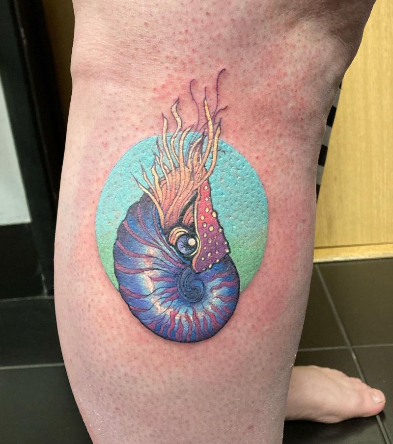 30 Awesome Nautilus Tattoos for Your Next Ink