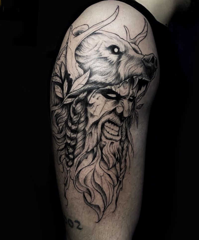 30 Awesome Odin Tattoos You Must Love