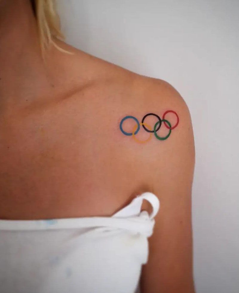 30 Pretty Olympic Tattoos You Must Try