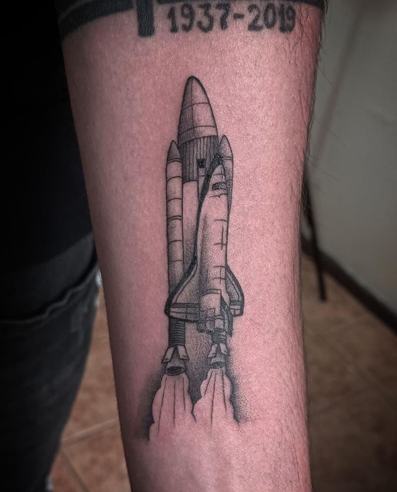 30 Gorgeous Spaceship Tattoos Make You Attractive