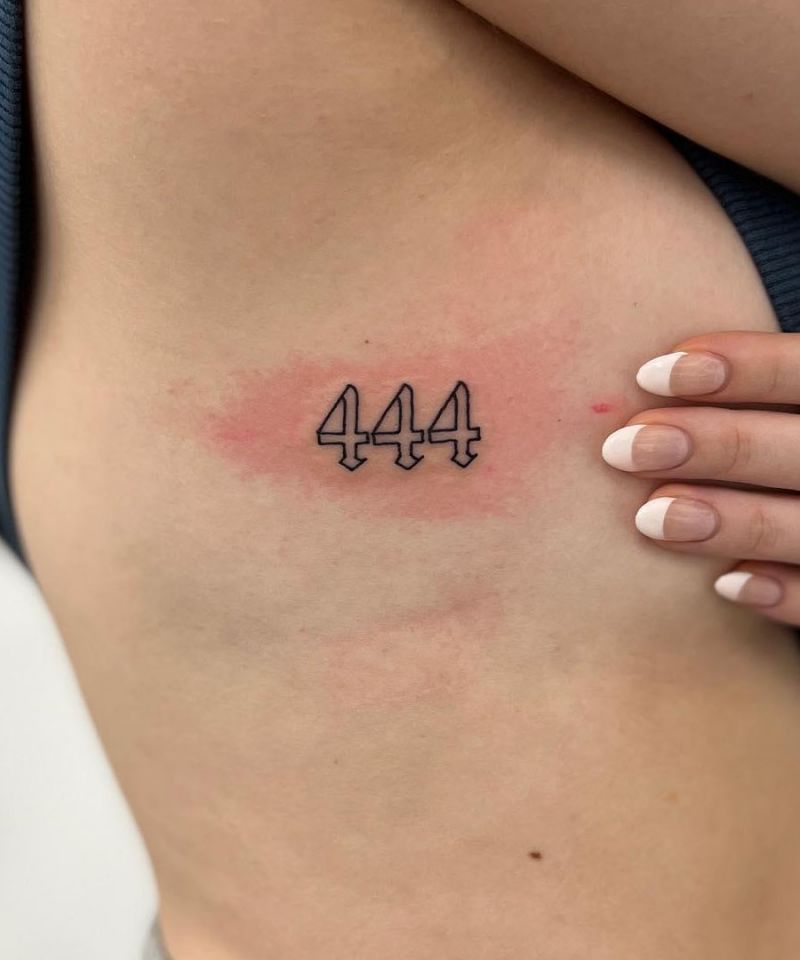 30 Unique 444 Tattoos for Your Next Ink