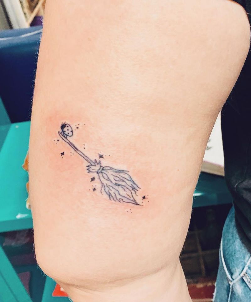 30 Awesome Broom Tattoos You Can Copy