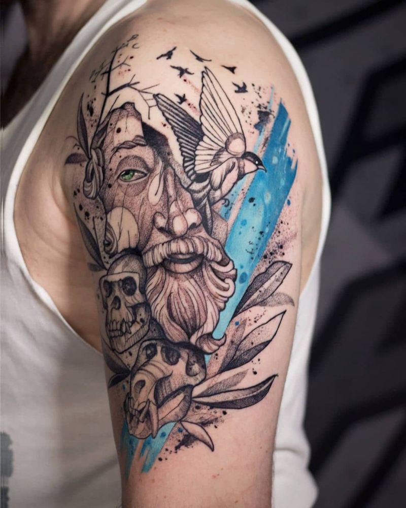 30 Great Darwin Tattoos for Your Next Ink