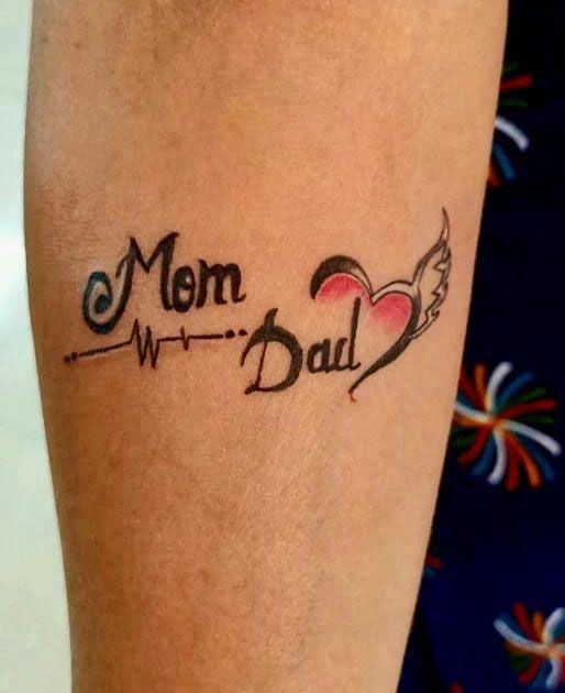 30 Great Mom Dad Tattoos For Your Inspiration