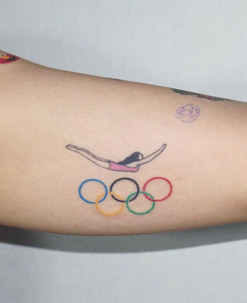 30 Pretty Olympic Tattoos You Must Try