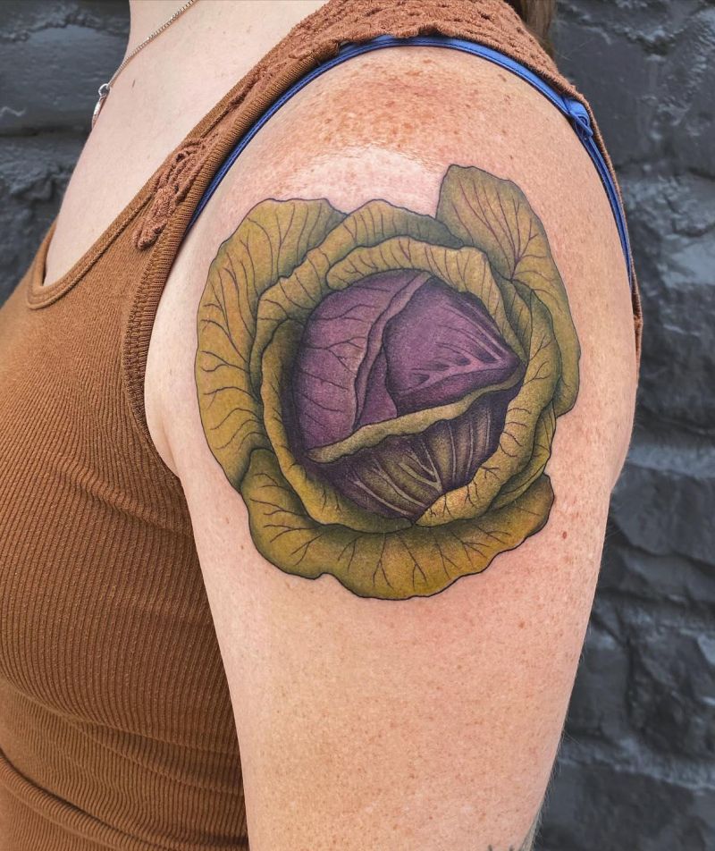 30 Unique Cabbage Tattoos You Can Copy