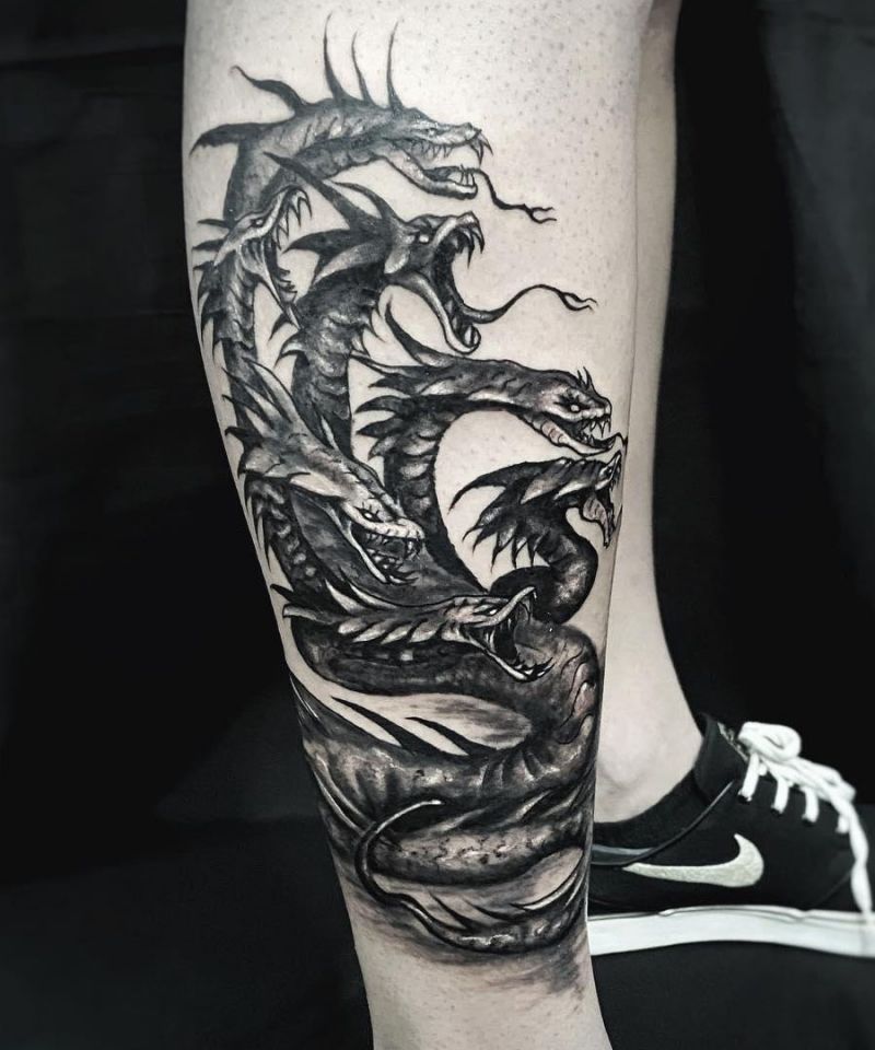 30 Awesome Hydra Tattoos You Can Copy