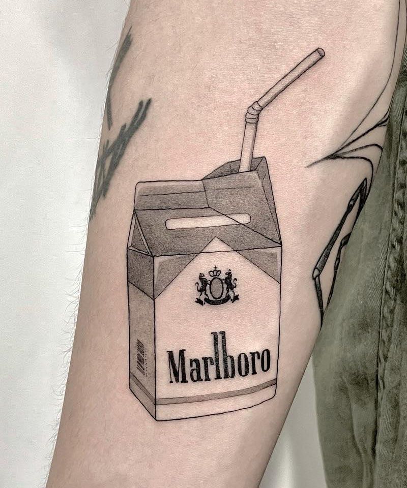 30 Unique Marlboro Tattoos You Will Love