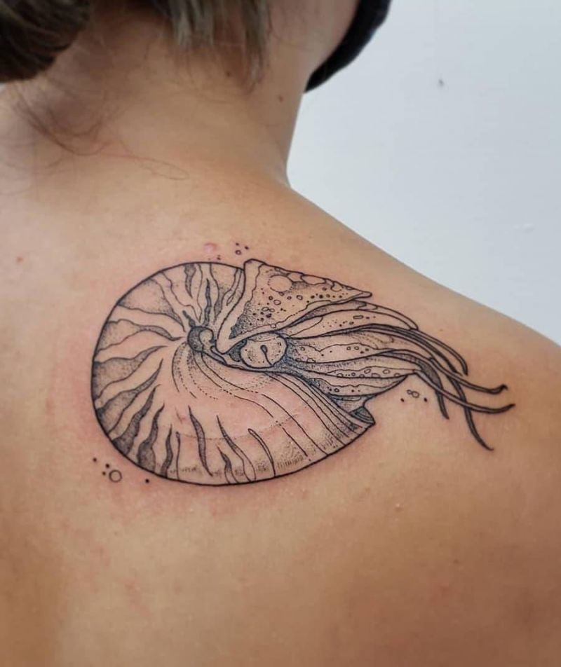 30 Awesome Nautilus Tattoos for Your Next Ink