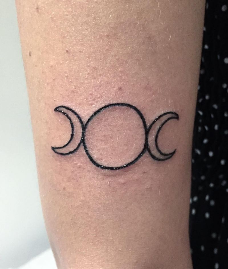 30 Awesome Triple Goddess Tattoos to Inspire You