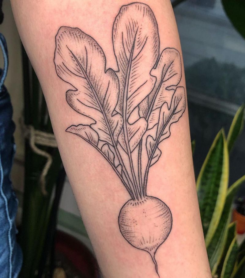 30 Unique Turnip Tattoos You Can Copy