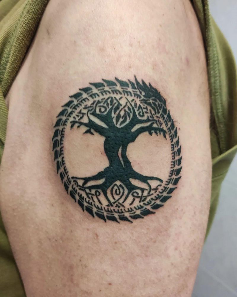 30 Awesome Yggdrasil Tattoos You Will Love