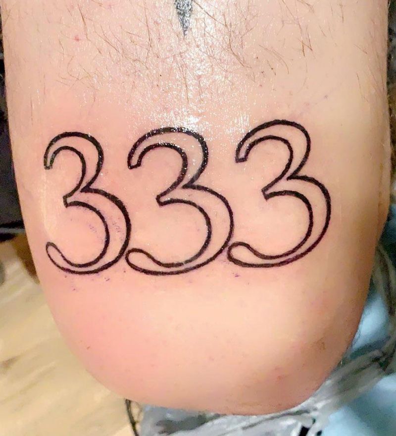 30 Unique 333 Tattoos You Can Copy