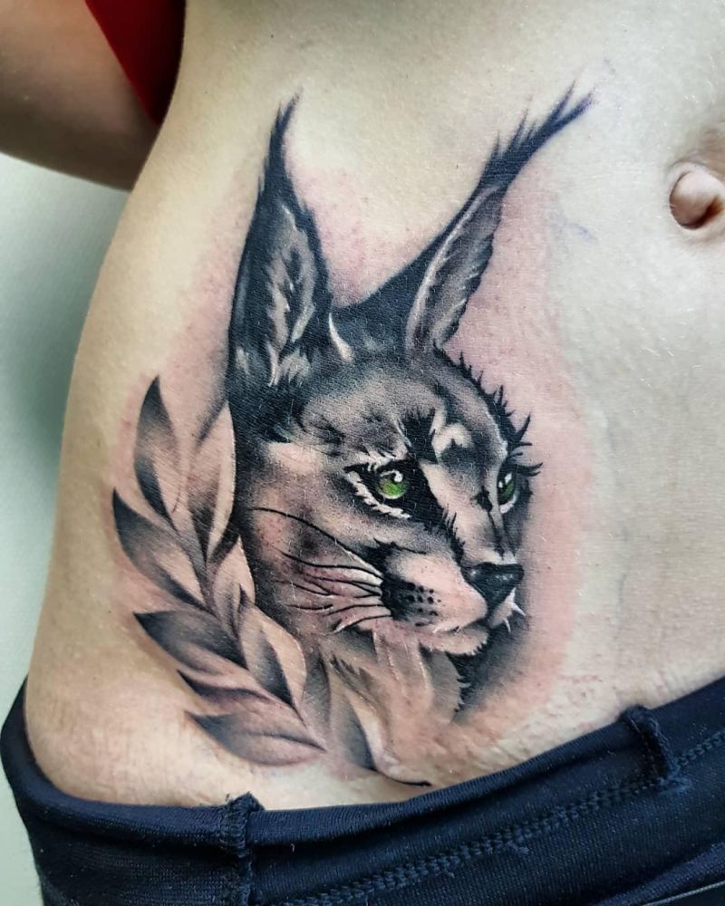 30 Awesome Caracal Tattoos You Can Copy