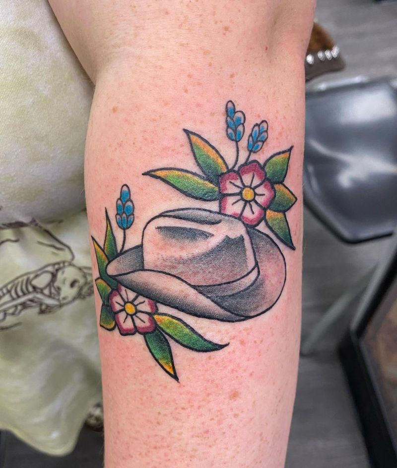 30 Unique Cowboy Hat Tattoos You Will Love