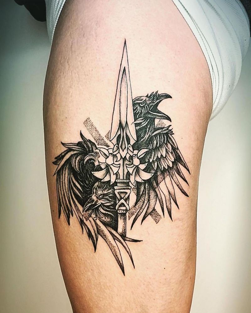 30 Unique Gungnir Tattoos You Will Love