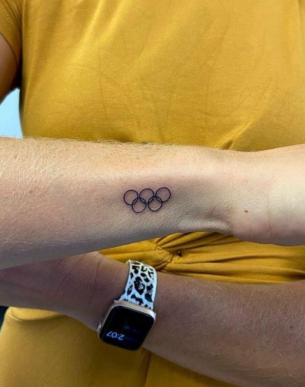 30 Pretty Olympic Tattoos You Must Try