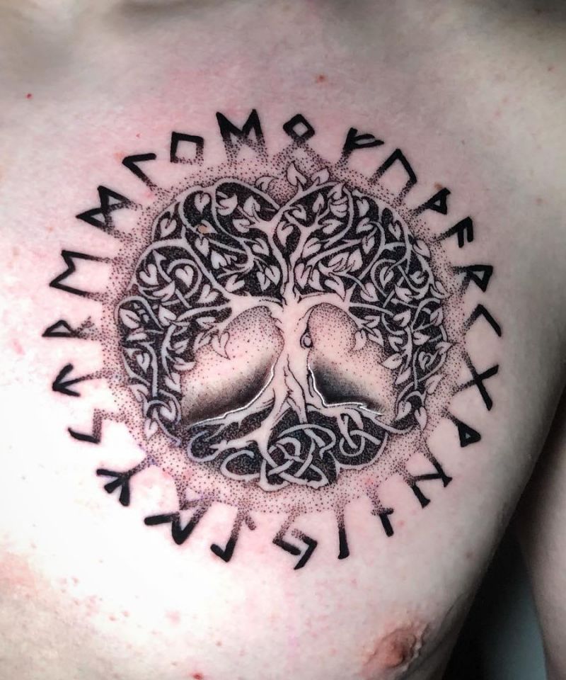 30 Awesome Yggdrasil Tattoos You Will Love