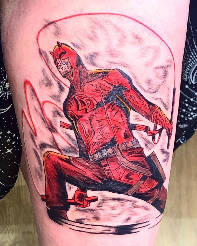 30 Unique Daredevil Tattoos for Your Next Ink