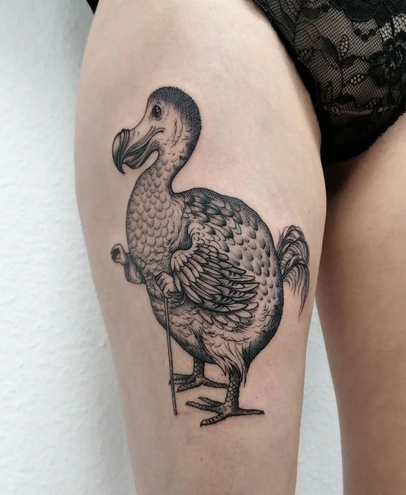 30 Awesome Dodo Tattoos You Will Love